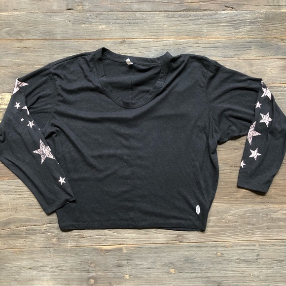 Free People Movement Melrose Star Print T-Shirt - Picture 7 of 8